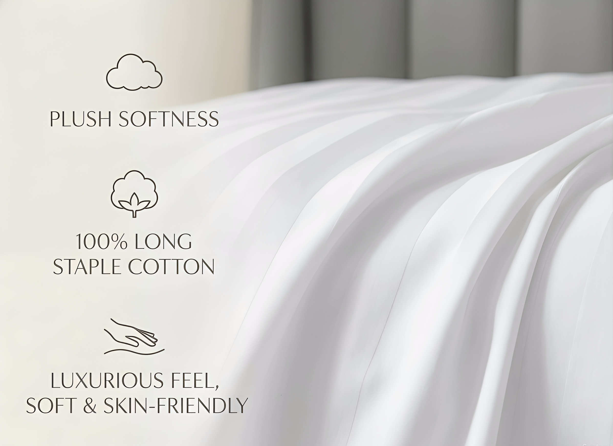 WHY HOTEL CHOOSE 3CM STRIPE BEDDING WHY HOTEL CHOOSE 3CM STRIPE BEDDING
