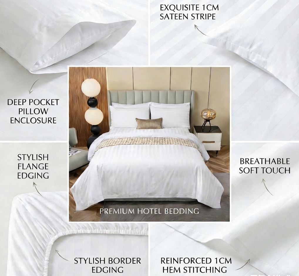 1CM STRIPE Bed sheet 1CM STRIPE Bed sheet