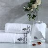 Luxury Hotel Bath Towels Cotton Dobby Border