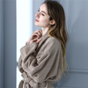 Custom 5 Star Hotel Fluffy Bathrobe Terry Cloth 100% Cotton