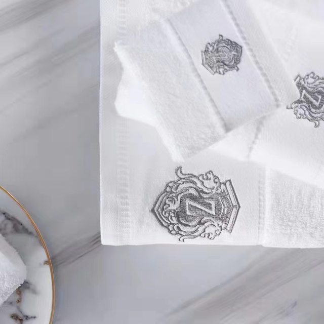 5 Star Luxury White Hotel Hand Towel 16s 80x160 Bath Towels
