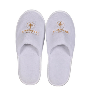 Wholesale 5 Star Hotel Custom Embroidered Slippers 