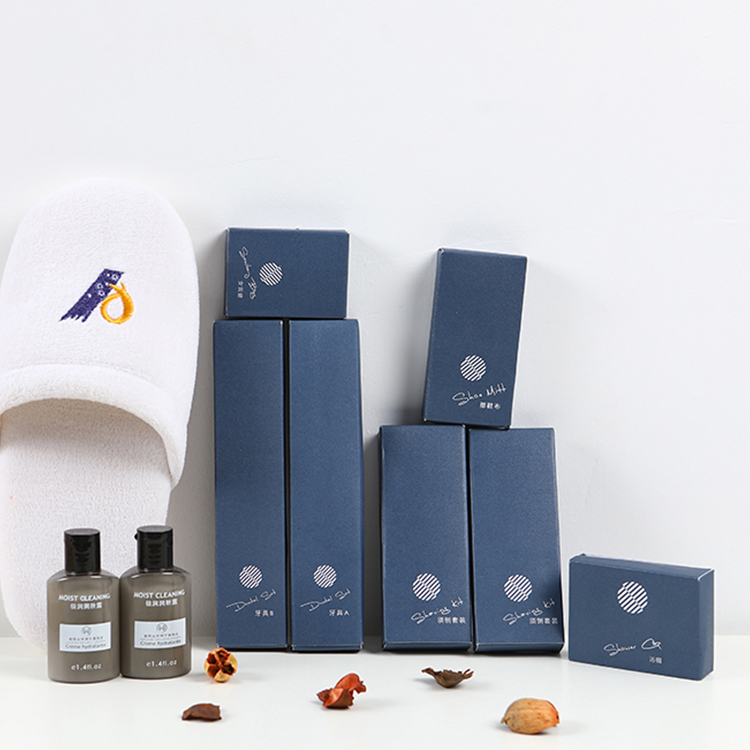 Hotel Amenities Slippers Customized Luxry Hospitality Hotel Morning Kit 
