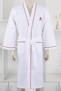 Hotel Customized Embroidered Bathrobe Bulk Summer Bathrobe