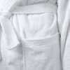 Luxury White Hotel Bathrobes Cotton Towelling embroidered