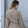 Custom 5 Star Hotel Fluffy Bathrobe Terry Cloth 100% Cotton