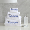 Custom White Cotton Classic Hotel Bath Towels Embroidered