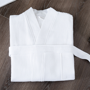 Womens And Men Luxury Hotel White Waffle Bathrobes