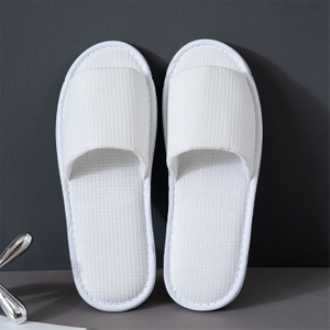 Custom Hotel Men And Women Indoor Slippers Waffle 