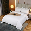 Bulk White Sheet Set Cotton Hotel Collection Bedding 