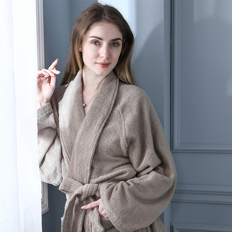 Color Terry Bathrobe