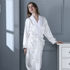 Hotel Luxurious Imitation Silk Bathrobes Custom Hotel Style 