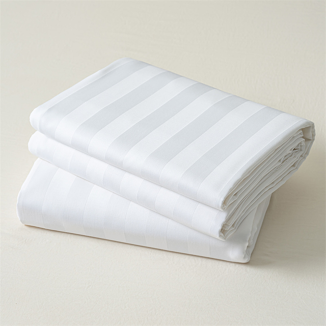 Hotel Bedding Duvet Cover Strip Style Bed Linen 