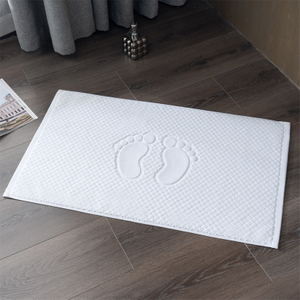 Custom Luxury Hotel Bathroom Floor Towels 50x90cm