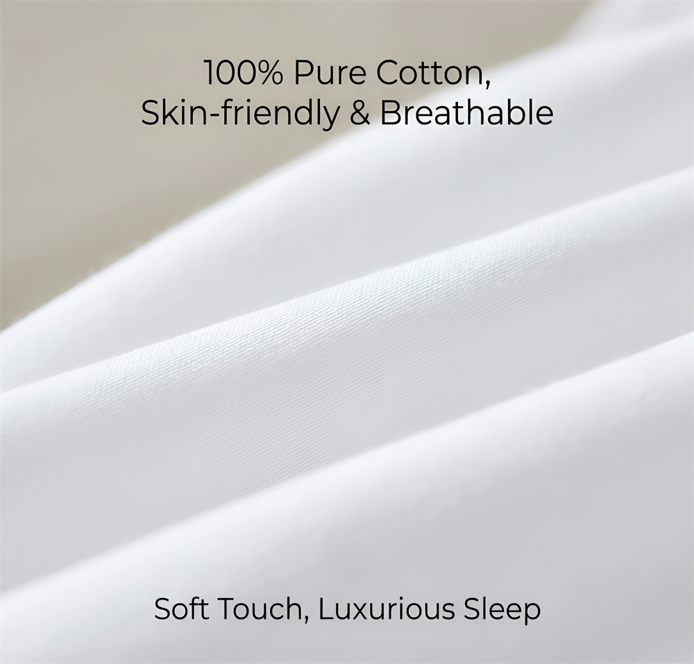 WHITE BEDDING DETAILS