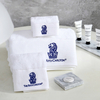 Cheap Hotel Premium 100% Cotton Bathroom 3-piece Towel Set with Logo