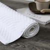 Hotel Bathroom Rugs Classic Non Slip White Luxury Bath Mat Towel