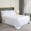 Hotel Bedding Satin 1cm Strip Bedding Set 300Thread Count 