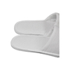 High Quality Disposable Hotel Cotton Closed Toe Waffle Slippers for Travel