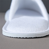 White Terry Cotton Disposable Slippers Custom for Hotel Guests