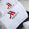  Luxury Hotel Use White Bath Towels Embroidered