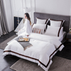 Hotel Bed Linen Duvet Cover Sheet Sets 350Thread Count Manufacturer
