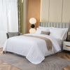 Hotel Bedding Satin 1cm Strip Bedding Set 300Thread Count 