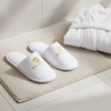 Premium Cotton Closed-Toe Hotel Waffle Slippers