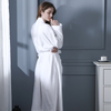 Luxury White Hotel Bathrobes Cotton Towelling embroidered