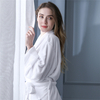 Cheap Hotel Quality Coral Fleece Bathrobe Embroidered