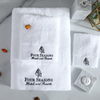 Luxury Hotel Bath Towels Cotton Dobby Border