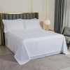 Hotel Bedding Satin 1cm Strip Bedding Set 300Thread Count 