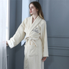 Custom 100% Cotton Long Bathrobes Women 5 Star Hotel Spa