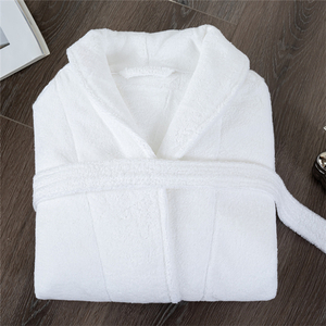 Luxury White Hotel Bathrobes Cotton Towelling embroidered