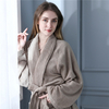 Custom 5 Star Hotel Fluffy Bathrobe Terry Cloth 100% Cotton