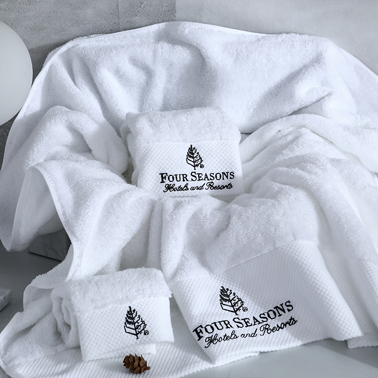 Wynn hotel towel with embroidery logo