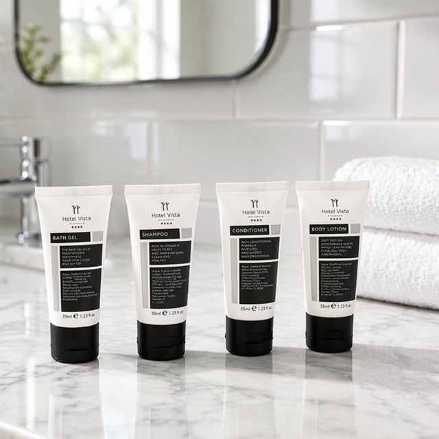 Premium Hotel Bathroom Amenities Custom Label 5 Star Hotel 