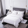 Custom Embroidered Cotton Hotel Duvet Cover Set Single Size